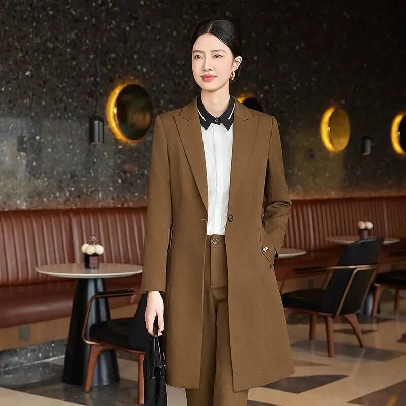 Women Formal Wear Interview - Hochwertiger Stoff, Herbst und Winter, formell,
