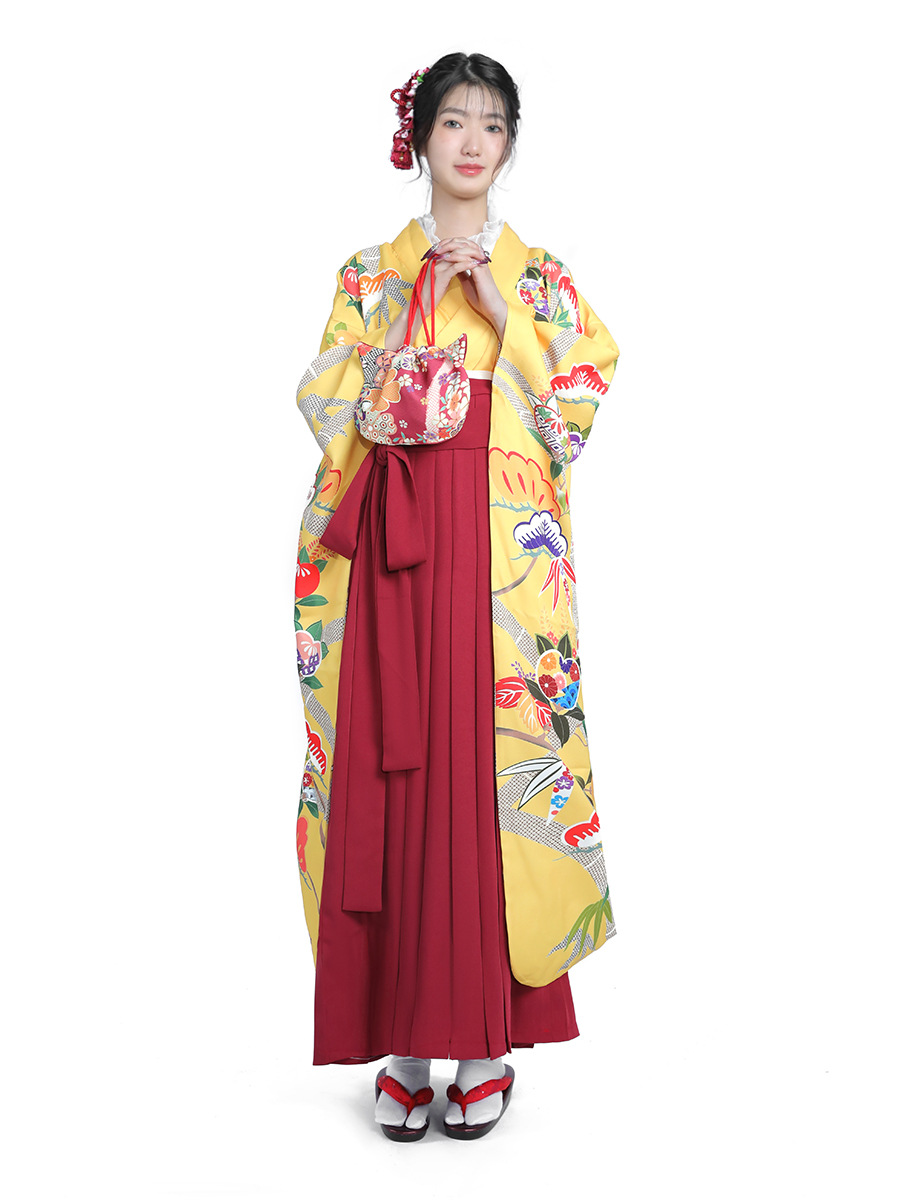 Women Formal Wear For Graduation - Japanisches Kimono-Set für Damen im Wabi-Sabi-Stil,