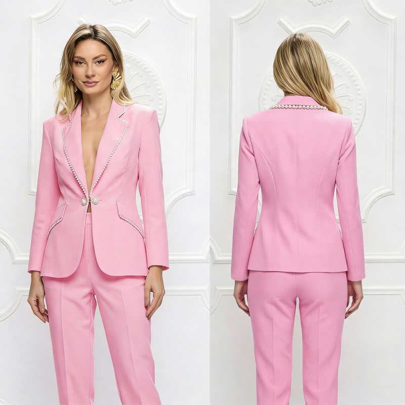 Modische Damen-Blazer-Sets mit – Women Formal Wear For Graduation Bewertung und Preis