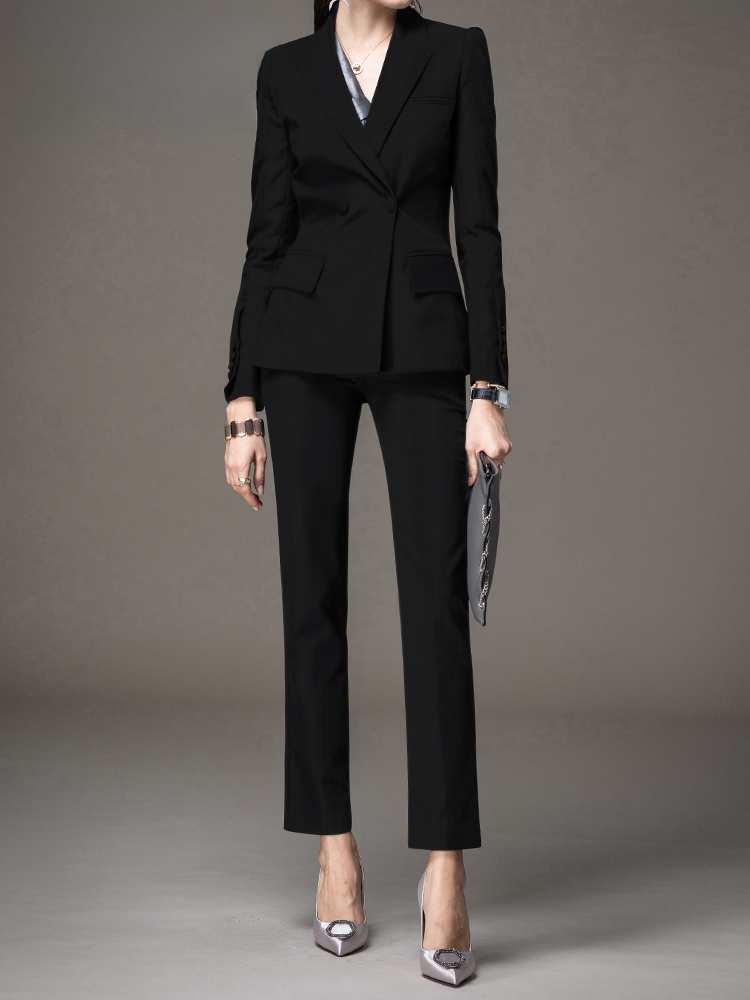Professionelles schwarzes Anzu – Women Formal Wear Interview Bewertung und Preis