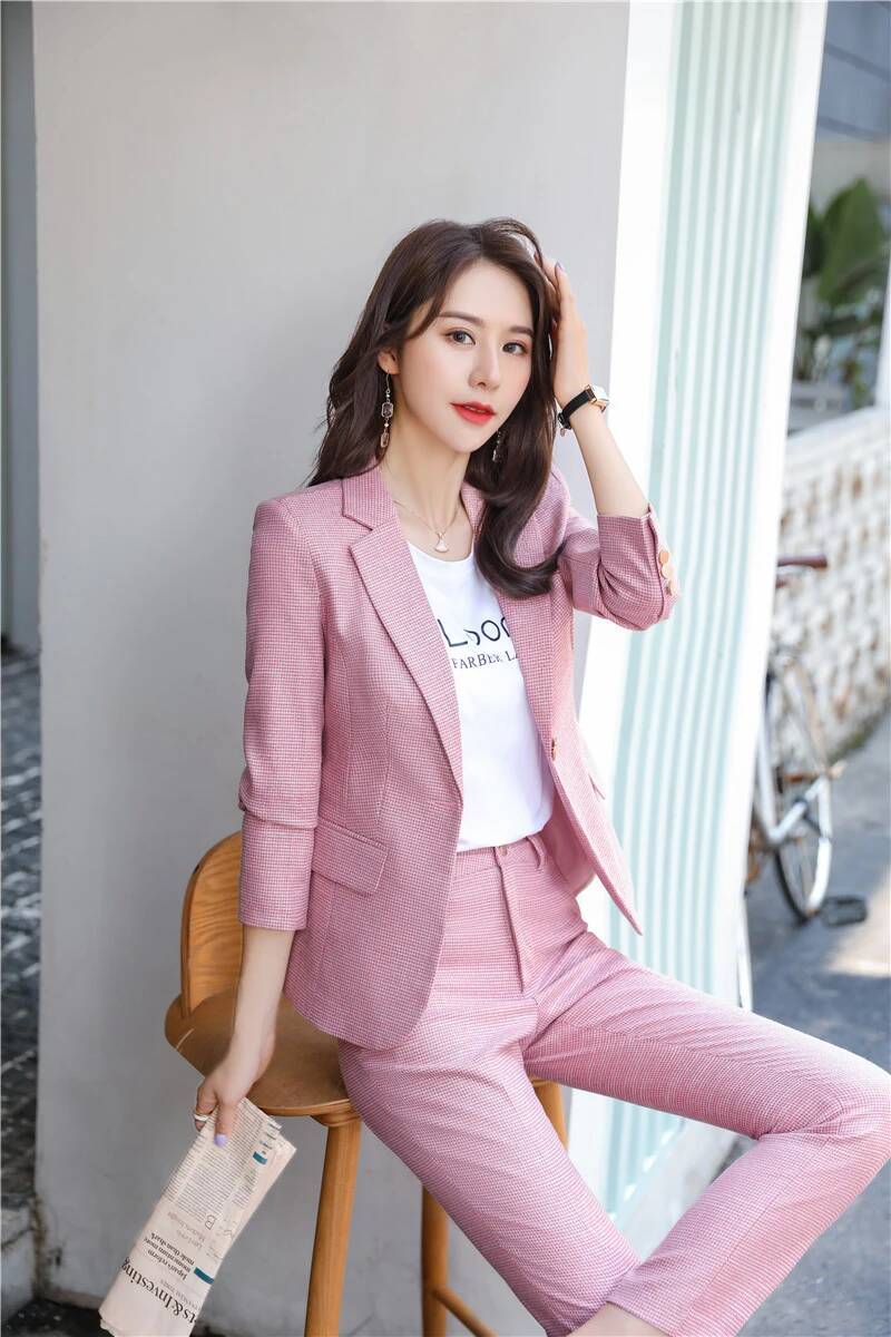 Neuartige grüne Uniform-Design – Women Formal Wear Interview Bewertung und Preis