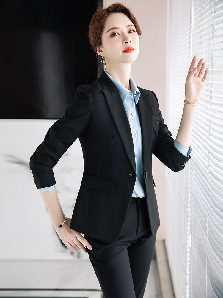 Graues Anzug-Set für Damen Frü – Women Formal Wear Interview Bewertung und Preis