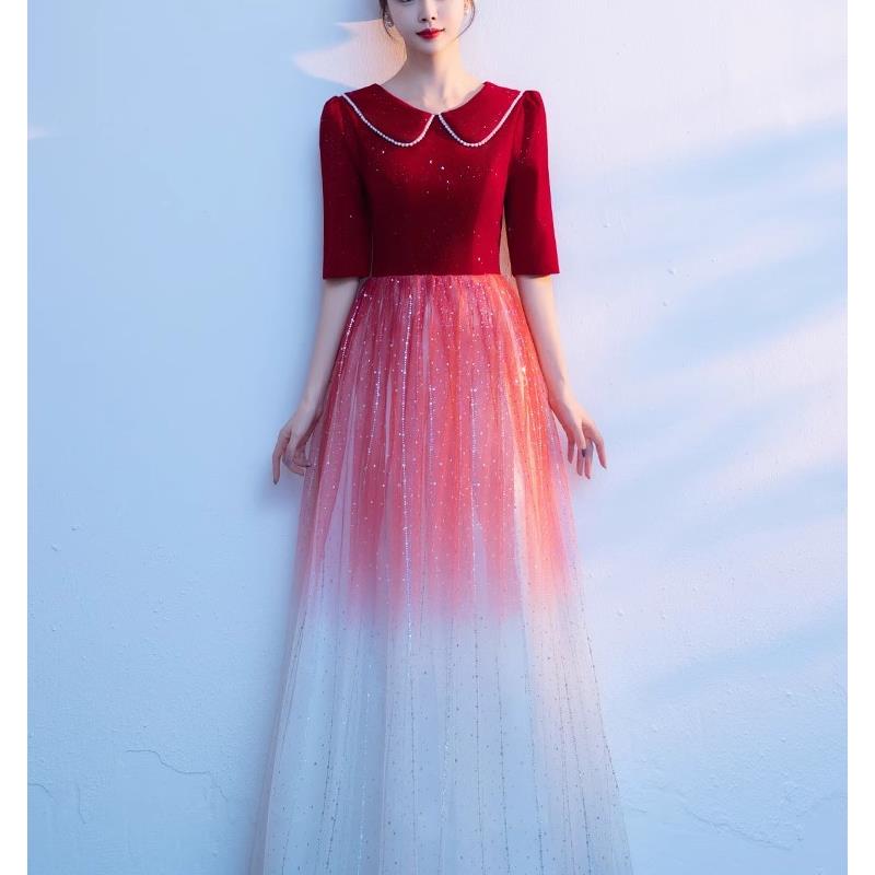 Elegantes rotes Abendkleid für – Women Formal Wear For Meeting Bewertung und Preis